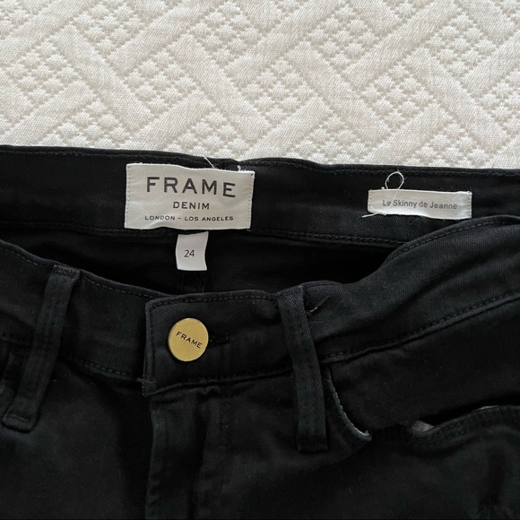 Frame Distressed Le Skinny De Jeanne - Picture 7 of 11
